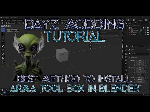 DayZ Modding Tutorial, Updated Arma Tool Box for Blender Instructions