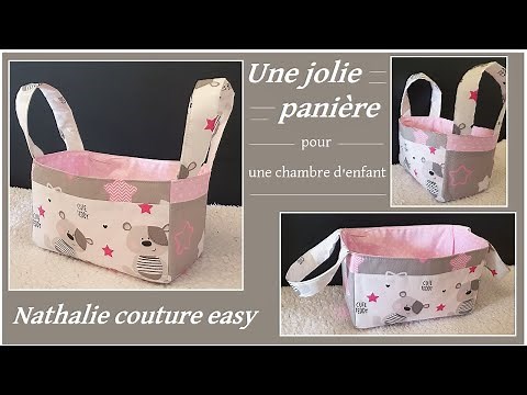 DIY Pour cette jolie panière / tutoriel couture/ Nathalie couture easy