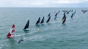 VIDÉO. Solitaire du Figaro. Revivez le départ de la troisième étape