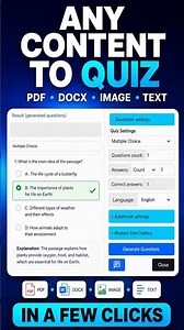 Create a Google Forms™ Quiz from Any Lesson in Just a Few Clicks! #shorts #quizmaker #AIquizmaker
