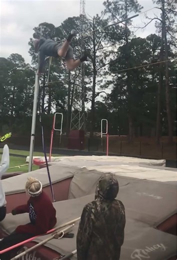 Unexpected mistake#funny #sports #foryou #fail #polevault | pole vault