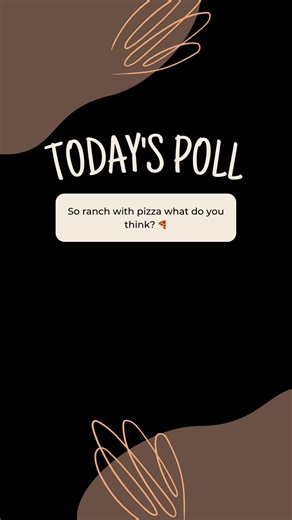 Be honest… ranch with pizza? 👀🍕 #pizzatok #yesorno #ranch #smallbusiness #foryoupage