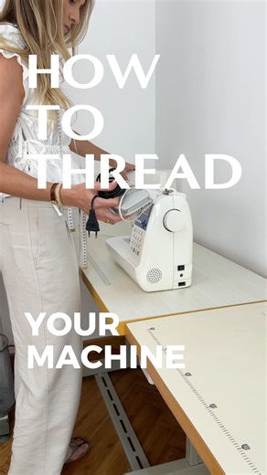 How to Thread Your Sewing Machine (Beginner Basics)