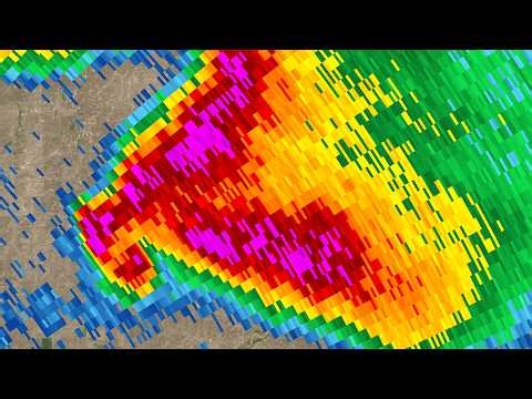 2025 Miami, Texas Supercell Radar Loop