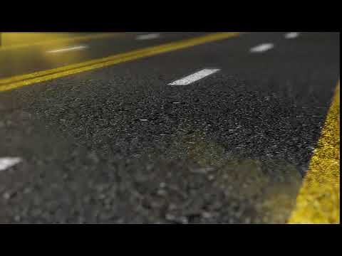 HD background moving on road