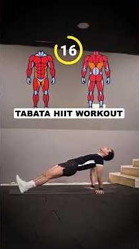 3 minutes tabata HIIT workout no equipment ✅🔥 #TABATA #tabatahiit #hiit #homeworkout