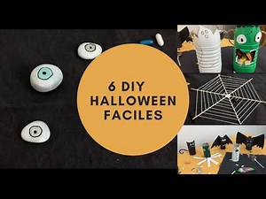 6 DIY pour Halloween 🎃 (facile pour les enfants)
