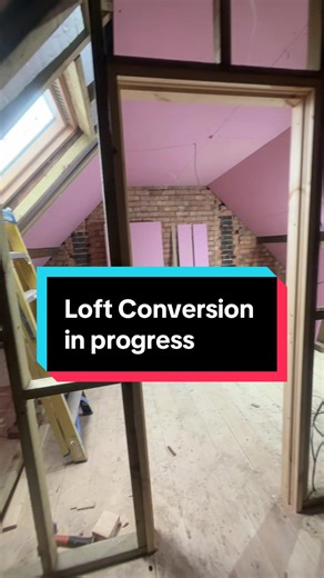 Loft conversion in progress we gona make One bedroom and and bathroom In this place Get in touch for next updates #renovatehouse #loftconversion #trendingsound #summerhouse #bathroommakeover