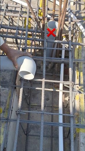 How to install 3 inch PVC pipe on a beam