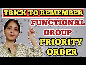 Very easy trick to remember functional group priority order #chemistry #functionalgroups