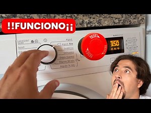 Cómo RESETEAR una lavadora Electrolux: Solución a errores y bloqueos
