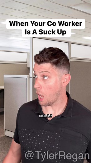 365K views · 10K reactions | Sucking up can get you far 路‍♂️臘‍♂️ #job #work #office #boss #manager #coworker #money #adulting | Tyler Regan | Facebook