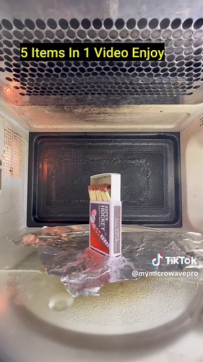 5 items vs microwave in 1 video #microwave #science #experiments #unfrezzmyaccount