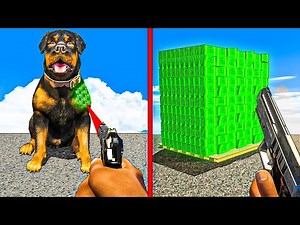 Everything I shoot becomes money in GTA 5