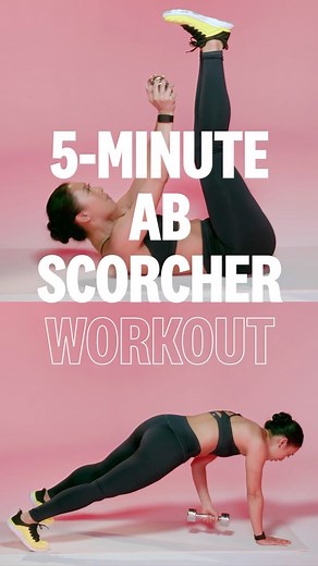 40 reactions | There’s no feeling quite as satisfying as finishing a sweaty, spicy abs workout that leaves your core feeling strong. Even better? When all that work gets accomplished in—gasp!—only five minutes.  That’s exactly what you’ll get with this quick five-minute abs workout that only requires a single dumbbell. So tap the link in bio and follow along with trainer @yearofclaude—you’ll be done before you know it!  Outfit: @alo and @apl | Women's Health | Facebook