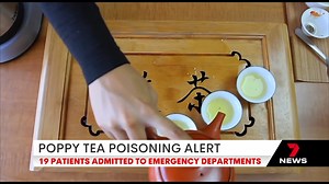 Health officials are warning of the dangers of brewing your own poppy seed tea after 19 people suffered toxic contamination and had to go to Australian emergency departments. One suffered a heart attack, two others are in intensive care. It's believed there may be a contaminant in the home-brewed poppy tea. Other patients experienced a range of side effects including hypertension, seizures and acute kidney injury. 7NEWS at 6pm. More local news: 7news.com.au/news/sydney #PoppySeeds #7NEWS | 7NEWS