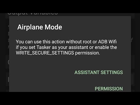 Tasker - Airplane Mode No Root or ADB Wifi