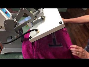 How to Apply Flocked HTV to a Beach Towel