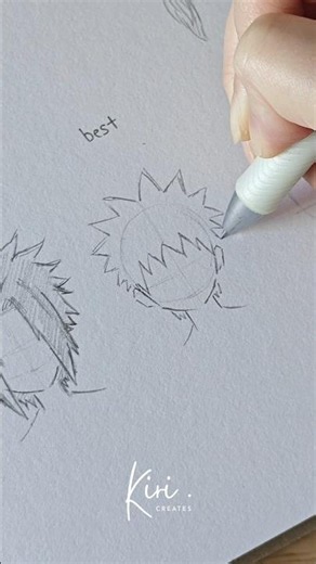 Drawing hairstyles of Best male characters from Naruto #howtodrawanime #draw #anime #animetutorial