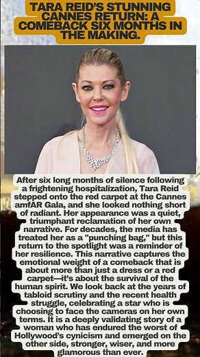 Tara Reid’s STUNNING Comeback at Cannes! ߑ✨ #tarareid