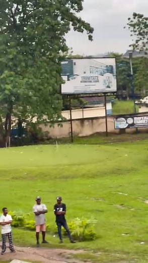 Flag raising at python golf club in Port Harcourt, Nigeria. This was done in honor of the participating countries. Feeling proud standing up for my country Zambia. #zambianprofessional #sydneywemba #golfhub | Sydney Wemba