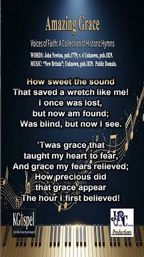 Amazing Grace – Karaoke in English (Sing Along + Lyrics)
