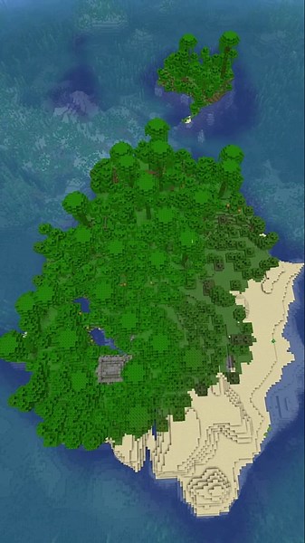 Minecraft Jungle Temple Island Seed 1.20.5 – Java Edition