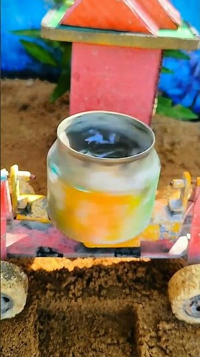 Mini Brick House Construction 🧱 | Satisfying Tiny Build #Shorts