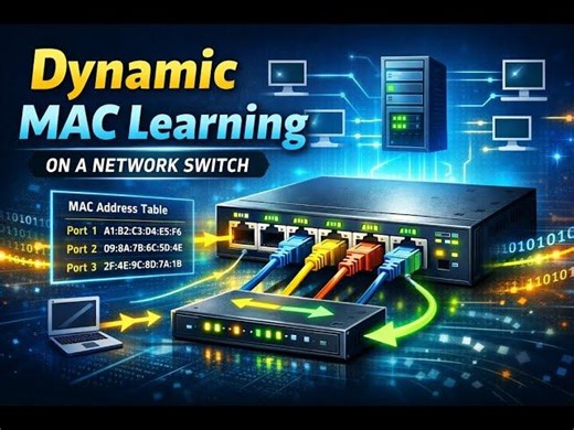 9 Dynamic MAC Learning on a Network Switch by Arash Deljoo | Arash Deljoo