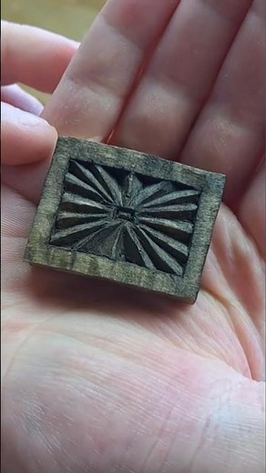 Starburst Chip Carving