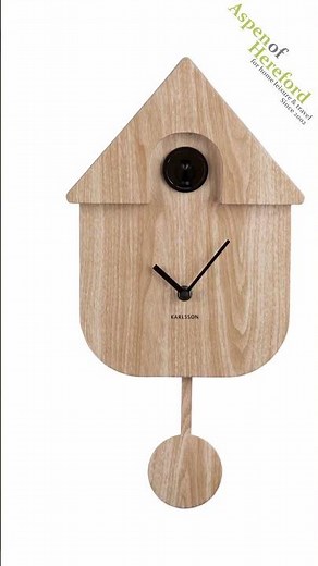 Karlsson Modern Cuckoo Colours with Clock Cuckoo Sound