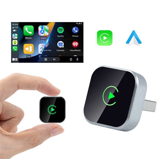 EKIY Wireless Carplay Android Auto Adapter Wireless 2 in 1 Adapter 2025 Car Ai Box Play and Plug Android Auto Box