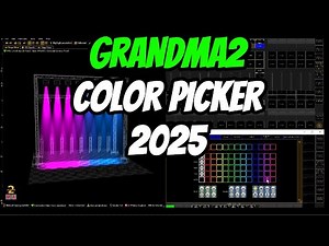 HOW TO CREATE A COLOR PICKER IN GRANDMA2 2025
