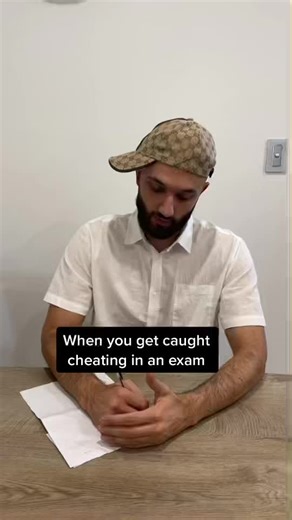 Caught Cheating on Test Comedy Skit