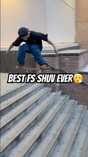 BEST FS SHUV EVER😮‍💨🔥 ✨Aimu Yamazuki✨ #skateboarding #shorts
