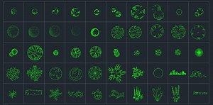 Landscape CAD Blocks | Trees, Plants, Shrubs (DWG File) - Etsy