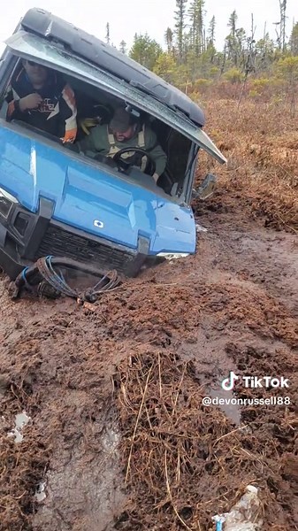 shit happens #popo #polarisexpedition rzr to the rescue