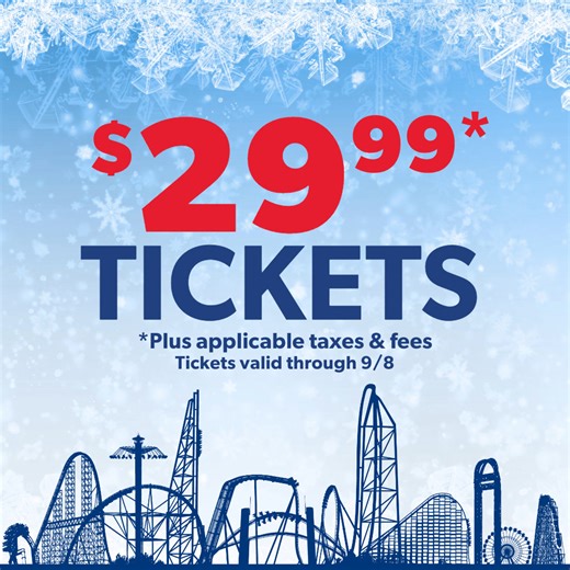 7.5K views · 62 reactions | Have a merry time at Cedar Point next season!  Get admission to Cedar Point for just $29.99 when you buy 4 or more, valid on any single operating day through 9/8/2024.  Sale ends 11/27.  https://bit.ly/40Qel6m | Cedar Point | Facebook