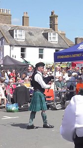 Dunnottar Pipes and Drums playing "Loch Lomond" during the 2024 Stonehaven Feein' Market on Saturday 1st June 2024 in Aberdeenshire, Scotland. . . . . . . . . . . . . . . . . . . .. #Bagpipes #Kilts #HighlandGames #HighlandPipes #BagpipePride #BagpipeTradition #pipebandlife #bagpipeband #kilted #bestchallenge #photographychallengechallenge #100kgchallenge #selfcare #moodchallengemoodchallenge﻿﻿ #photography #photographychallenge #trending #love #music #aussie #australia | Australia Highland Gath
