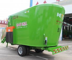 [Hot Item] 3-60cbm Customizable Vertical Traction Tmr Feed Mixer for Dairy Farms