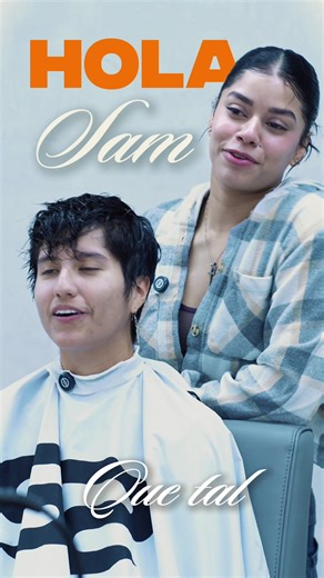 Hoy vino nuestra cliente Sam y sabía lo que quería 🤯 #fringehaircutstudio #magdalenastudio #limaperu🇵🇪