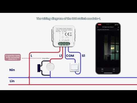 GIRIER Tuya ZigBee 3.0 Smart Switch Module No Neutral Wire Required