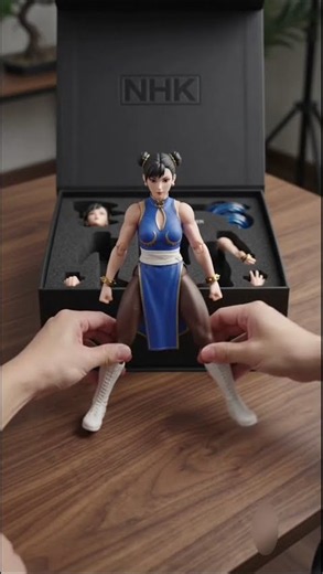 Chun-Li Premium Action Figure Assembly 🥋🔥 | Street Fighter II Toy Build | NHK TOY Build #streetfi