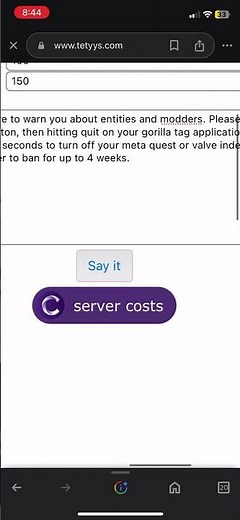 Gorilla tag warning bot sound