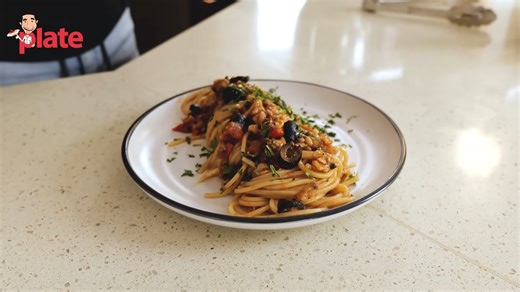 High protein crazy delicious anchovy pasta made simple