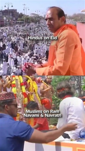 Festivals are moments of love, respect, and shared joy 🇮🇳❤️ #indians #eid #navratri #news #viral