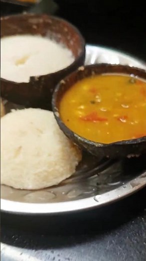 You’ve NEVER Seen Idly Like This! 😍 Cooked on Coconut Shell 🥥🔥 | Village Style Recipe #shorts