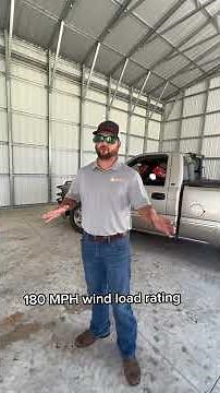 Check out the capabilities of this 30x60x16 Steel Barn with 14 foot Lean-to!