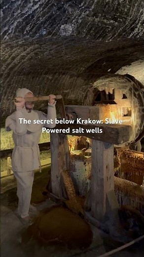 Inside Kraków’s Salt Mine: Slaves Pulled This Well by Hand! #viral