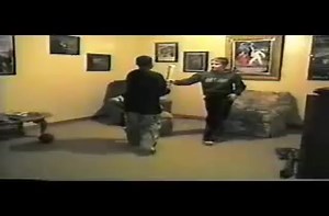 Wii Sports accident.